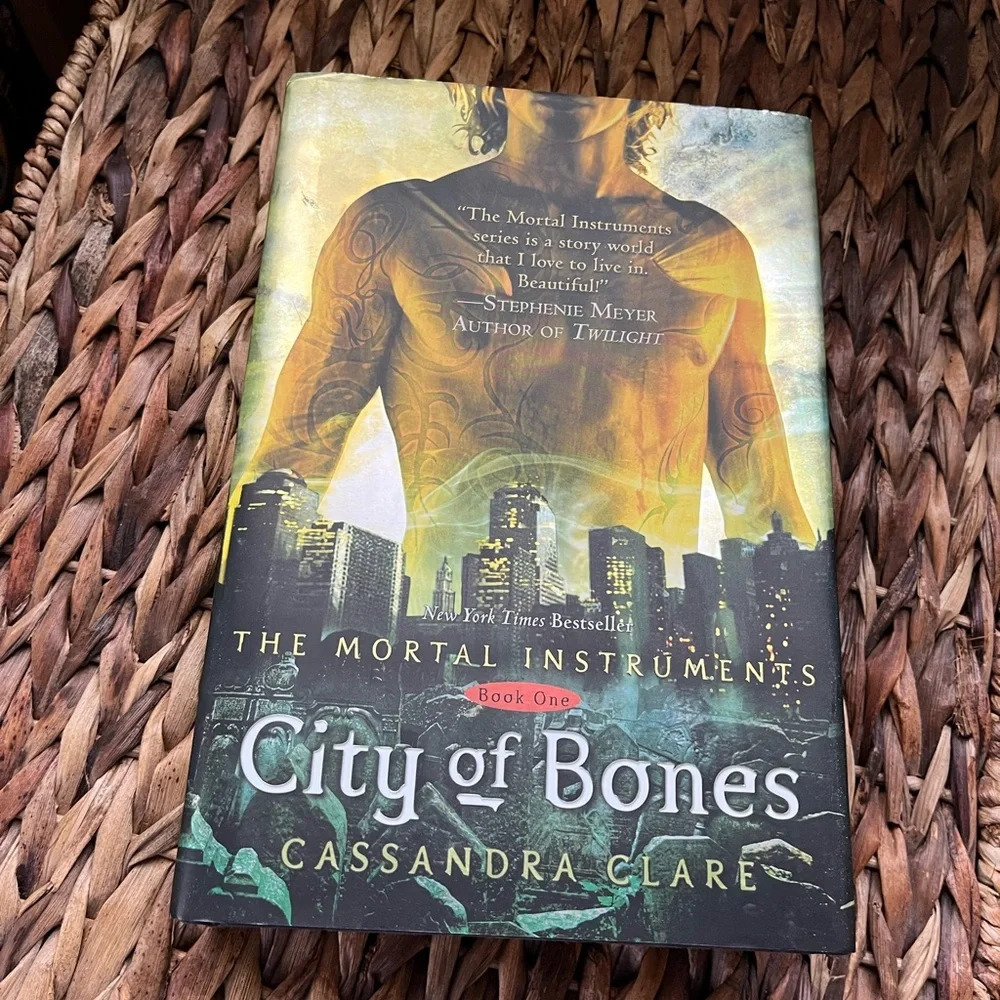 Signed copy of City of Bones by Cassandra Clare few pages wrinkled